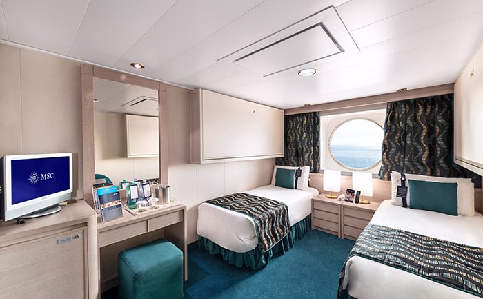 MSC Poesia Ocean View Cabin | MSC Cruises MSC Poesia Ocean View Cabin | MSC Cruises
