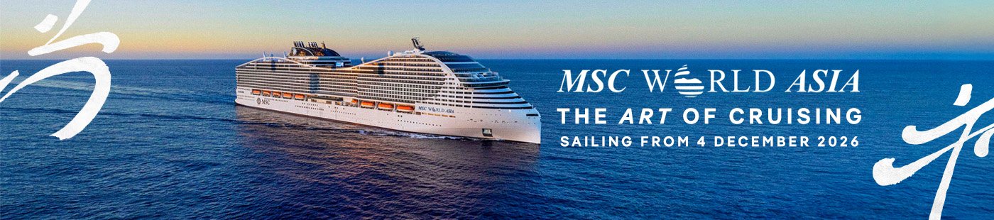 MSC World Asia sailing from winter 2026 | MSC Cruises