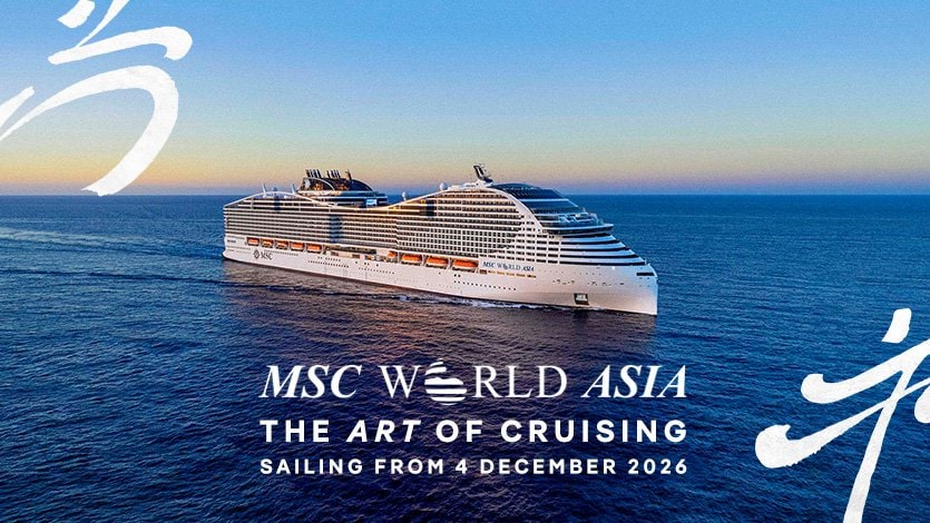 MSC World Asia sailing from winter 2026 | MSC Cruises