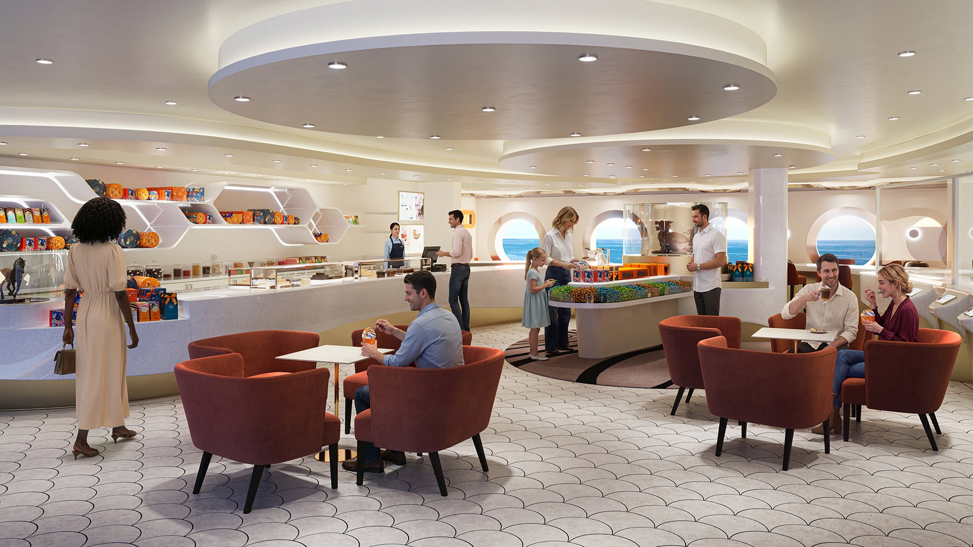 Venchi chocogelateria, MSC World Asia| MSC Cruises