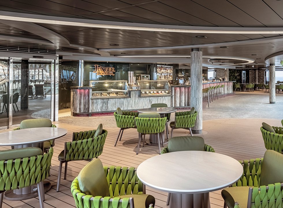 Jungle Beach Bar, MSC Seascape | MSC Cruises Jungle Beach Bar, MSC Seascape | MSC Cruises