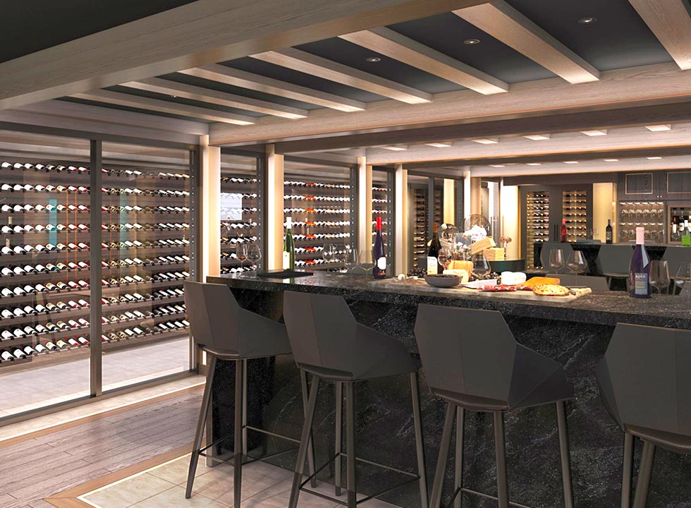 Wine Cave bar | MSC Seashore