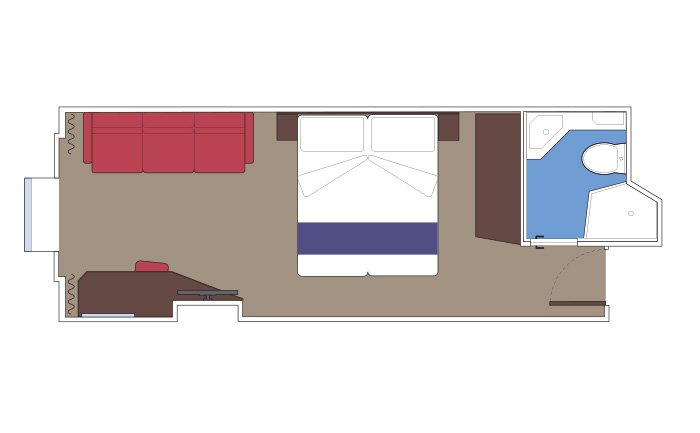 Deluxe Ocean View, MSC Seashore | MSC Cruises