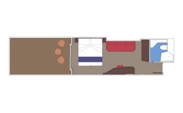 Junior Suite Aurea, MSC Seashore | MSC Cruises