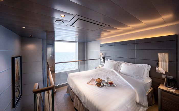 MSC Yacht Club Duplex Suite with Whirlpool bath, MSC World Europa | MSC Cruises MSC Yacht Club Duplex Suite with Whirlpool bath, MSC World Europa | MSC Cruises