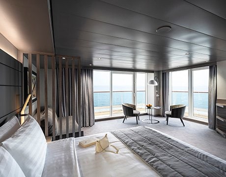 Grand Suite Aurea with Terrace, MSC World Europa | MSC Cruises  Grand Suite Aurea with Terrace, MSC World Europa | MSC Cruises