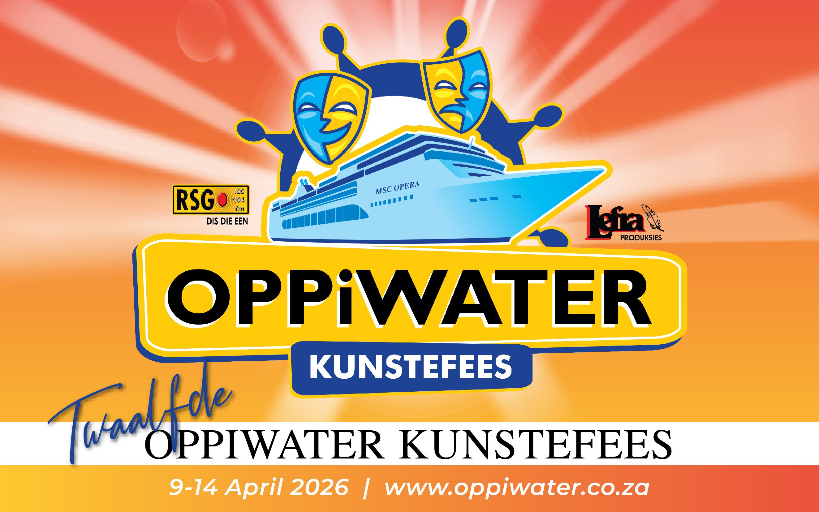 Oppiwater Arts Festival 2026 | Oppiwater Kunstefees 2026 Oppiwater Arts Festival 2026 | Oppiwater Kunstefees 2026