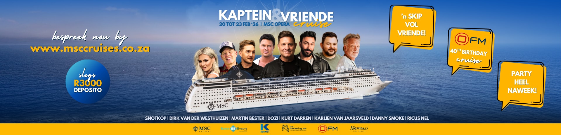 Kaptein & Vriende Cruise | MSC Cruises Kaptein & Vriende Cruise | MSC Cruises