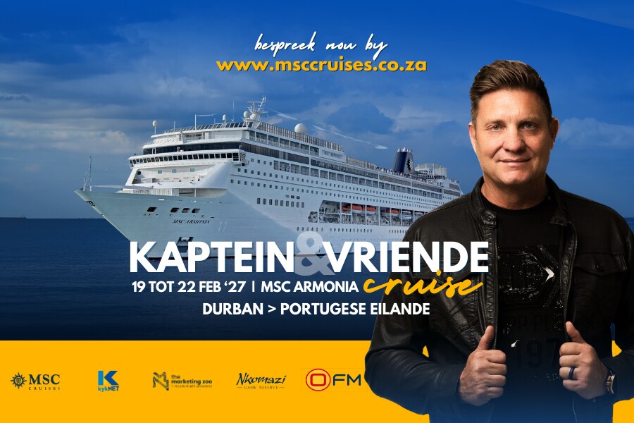 Kaptein  Vriende Cruise 2027 || MSC Cruises