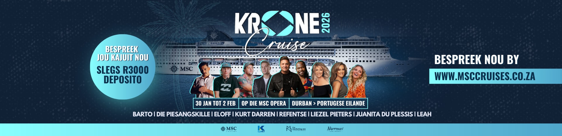 Krone Cruise 2026 | MSC Cruises Krone Cruise 2026 | MSC Cruises
