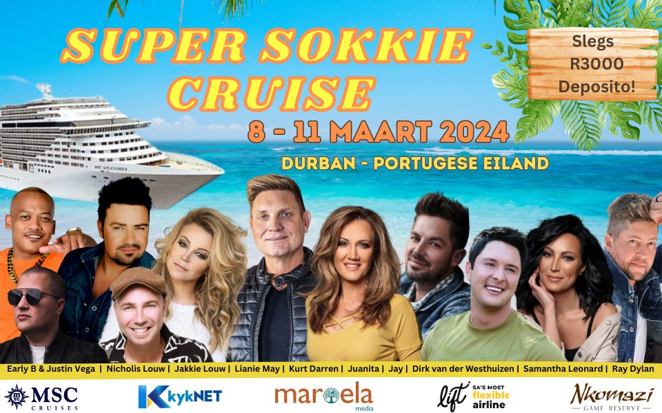 Super Sokkie 2024 |MSC Cruises Super Sokkie 2024 |MSC Cruises