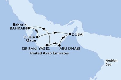 United Arab Emirates, Bahrain, Qatar