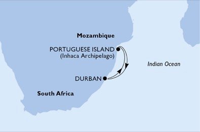 South Africa, Mozambique