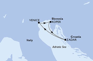 Italy, Slovenia, Croatia