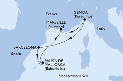 France, Italy, Spain
