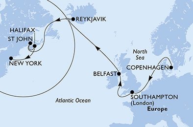 Denmark, United Kingdom, Iceland, Canada, United States